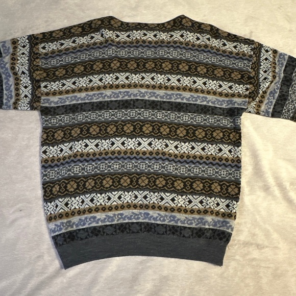 Vintage Grandpa Cardigan Sweater Coogi Large Christian Dumas - Picture 6 of 7